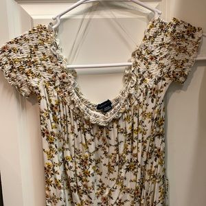 American eagle flowy off the shoulder top